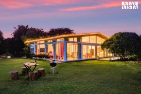 StayVista at Idyllic Farmhouse - A Glasshouse with Outdoor Pool